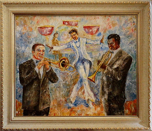 Картина маслом Джаз