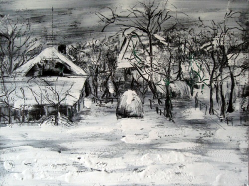 "Замело село, сніговим пухом"