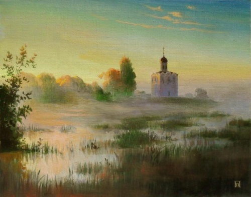 Рассветный туман на Нерли