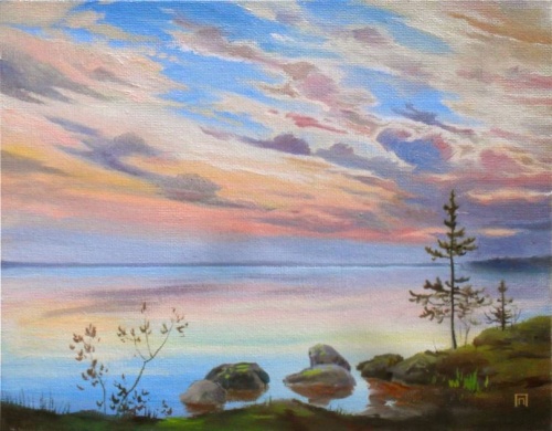 Утро в Карелии