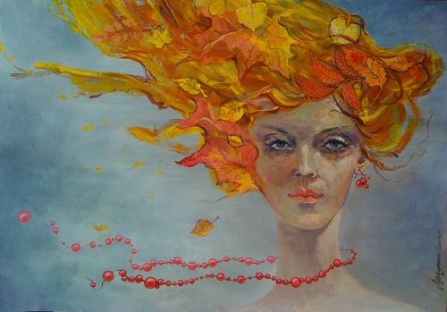 Охра и пурпур.