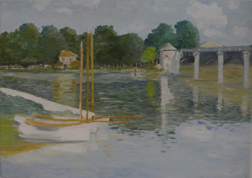 копия К.Моне "Мост в Аржантее&quo t;