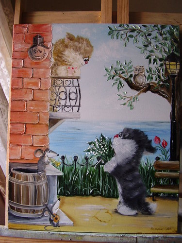 Влюбленные...