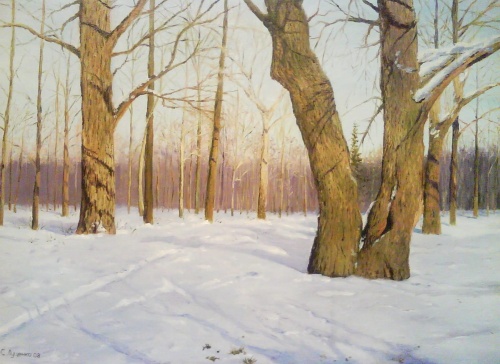 Свободная копия "Повеяло весной" Крыжицкого