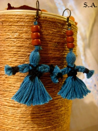 Сережки-мотанки