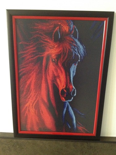 Вышитая картина Лед и пламя