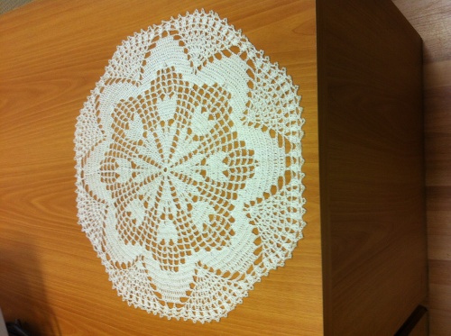 Салфетка с оригинальным узором