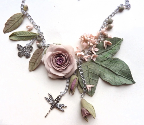 Колье "Стрекоза"