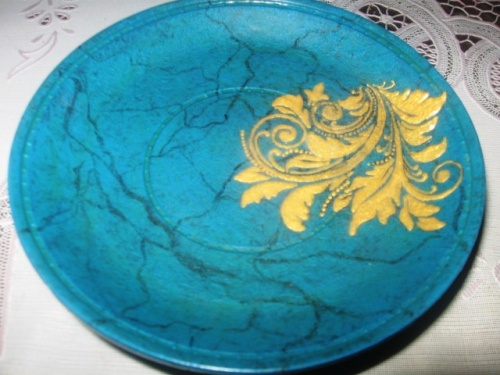 Блюдце "Бирюза"